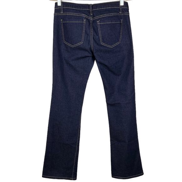 Forever 21 LONG Low-Rise Flare Jeans 29 Dark Wash Y2K - Picture 5 of 5